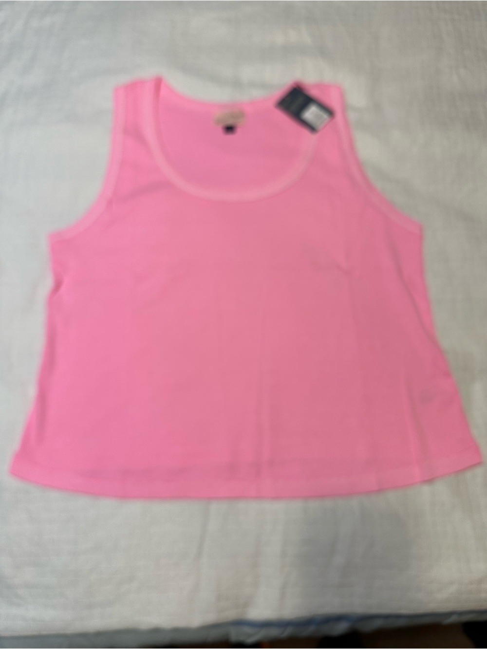 Universal Thread Bright Pink Scoop Neck Tank Size XXL